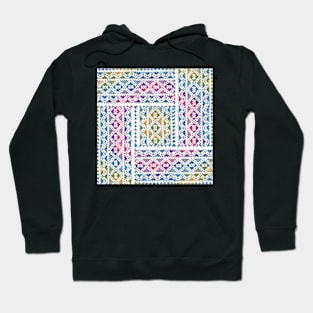 Colorful wool pattern Hoodie